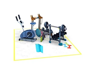 Tarjeta emergente de equipo de gimnasio: ¡un regalo perfecto para los amantes del fitness! - Imagen 1 de 5