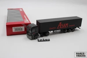 Herpa MB Actros MP1 L 1843 curtain side semi-trailer “Spedition Asam” 1:87 /H237 - Picture 1 of 1