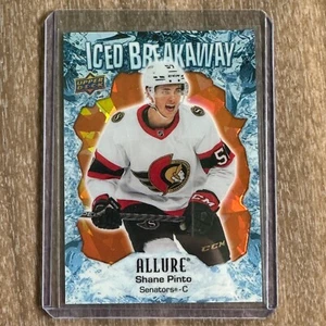 2023-24 Upper Deck Allure - Iced Breakaway Orange 366 /399 #IB-12 Shane Pinto - Bild 1 von 2