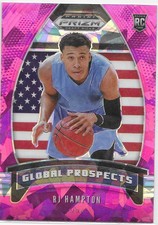 2020-21 Prizm Draft Picks Global Prospects Pink Ice Prizm Rookie- RJ Hampton
