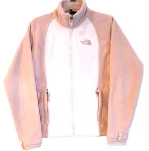THE NORTH FACE - Chaqueta de lana blanca bronceada y apagada con cremallera - Talla para mujer: MEDIANA - Imagen 1 de 7