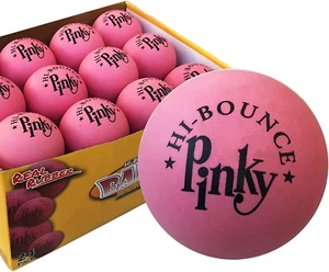 Premium Rubber Ball 24 Balls Pack Pinky Bouncy Ball Colorful Display Box and Bal - Picture 1 of 4