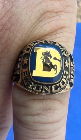 Denver Broncos Gold Ring BC4 Cover