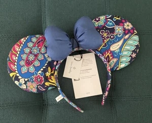 Vera Bradley Disney Sensational Six Paisley Minnie Mickey Mouse Ears Headband - Picture 1 of 7