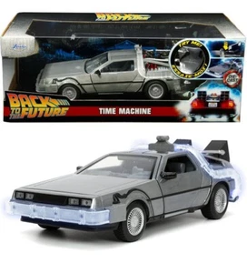 Jada Back to The Future Part I Time Machine with Lights 1:24 Diecast Car - Picture 1 of 6