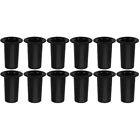  12 pcs Microphone Stand Table Plastic Mic Storage Stand Tabletop Microphone