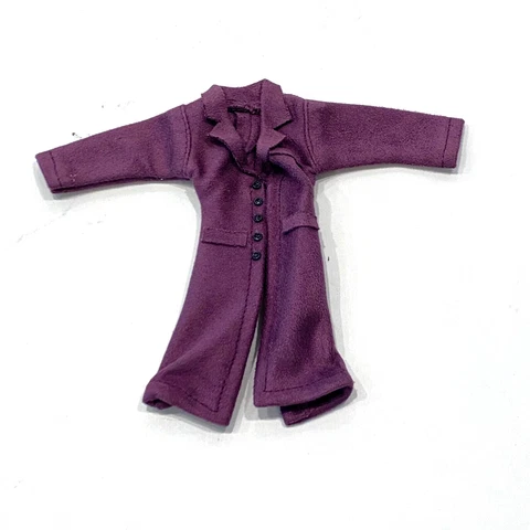 SU-MF-LTC-JKE: Fabric Purple Coat for McFarlane Dark Knight Heath Ledger Joker Cover
