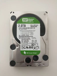 WD Caviar Green 2TB Hard Drive HDD 3.5" SATA 3Gb/s 32MB Cache 5400RPM WD20EADS - Picture 1 of 2