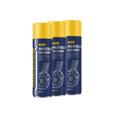 FEBI BILSTEIN MANNOL 9670 Montage Cleaner Bremsenreiniger Teilereiniger Entfetter 3x500 ml
