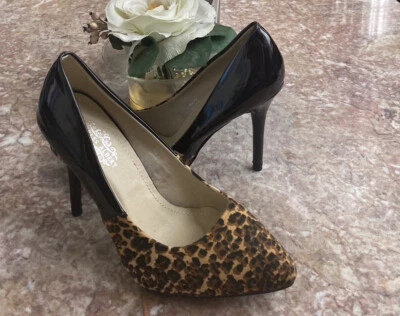 New Charles Albert Women's Molly Leopard High Heels Pump Size US 8M - Image 1 of 4