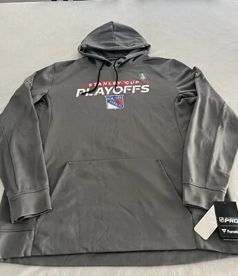 NY Rangers Fanatics Authentic Pro NHL 2022 Stanley Cup PO Sweatshirt Men’s 2XL - Image 1 of 4
