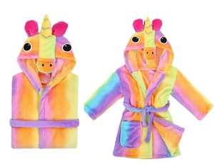 Rainbow Unicorn Bathrobe, Youth Large, Ages 7-9 & Up - NEW! - Picture 1 of 1