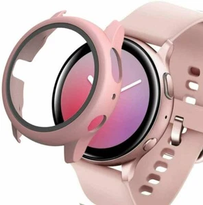 Glass Screen Protector For Samsung Galaxy Watch 4 5 6 7 8/Active 2 PC Case Cover - Picture 1 of 23