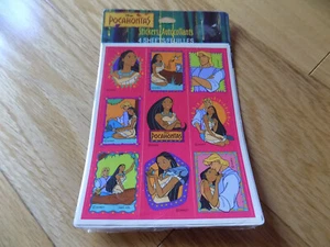 Vintage Hallmark Disney Pocahontas Sticker 4 Sheets SEALED NEW - Picture 1 of 5