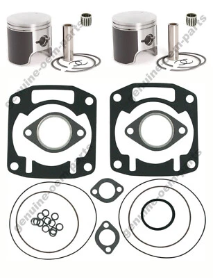 Arctic Cat EXT 580 EFI Pistons Top End Gasket Kit Bearings 75.4mm 1994 1995 1996 - Image 1 of 4