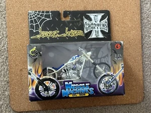 Jesse James 2003 Muscle Machines West Coast Choppers CFL Rigid Model 1:18 NEW - Picture 1 of 4
