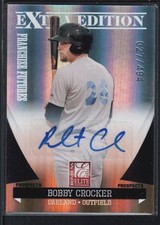 BOBBY CROCKER 2011 DONRUSS ELITE EXTRA RC AUTOGRAPH SP AUTO #027/494