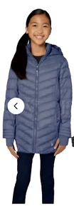 SPYDER BOUNDLESS HOODED FULL ZIP PUFFER PARKA JACKET( BLUE, 7 ) NWT - Picture 1 of 1