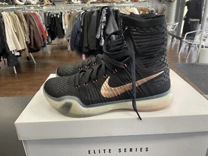 NIKE KOBE X ELITE SE HIGH GEBRAUCHT GRÖSSE 8,5 ROSEGOLD SCHWARZ LAVA BRONZE 718763 091 - Bild 1 von 9