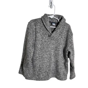 Old Navy Jacket Boy's XS 5 Gray Heather Pullover Outdoor Sweater - Picture 1 of 8