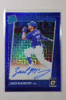 2021 Panini Donruss Optic Zach McKinstry Auto /99 #RRS-ZM  - Image 1 of 2