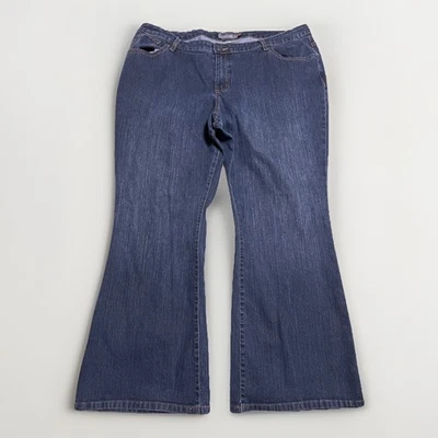 Jeans Venezia Feminino 5 (Equivalente a 22 Nos EUA) Azul Stretch Flare 42x30 - Imagem 1 de 4