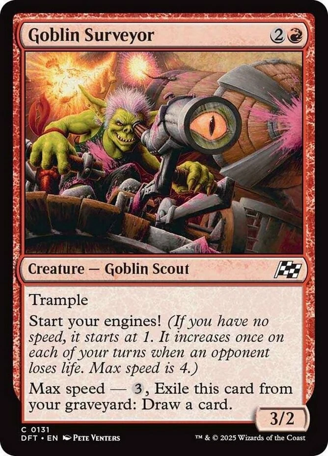 x1 Goblin Surveyor - Aetherdrift - NM - MTG - Image 1 of 1