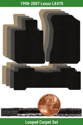 Juego de alfombrillas clásicas personalizadas para Lexus LX470 1998-2007 (3 piezas) #VP4 Foto 1 de 4