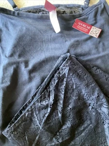 Adore Me blau Spitze Pyjama Set Shorts mit Tanktop Größe Large Beuteltasche23 - Bild 1 von 5