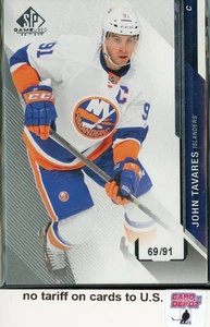 2014-15 SP Game Used True Base #5 John Tavares 69/91 - Picture 1 of 2