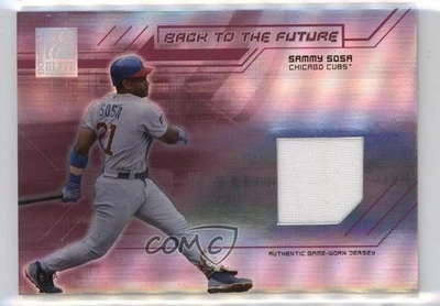 2004 Donruss Elite Back to the Future Jerseys /200 Sammy Sosa #BF-5 - Image 1 of 2
