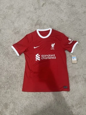 Liverpool FC 2023/2024 Nike NWT Home Soccer Jersey Size M  DX2618-688 - Image 1 of 4