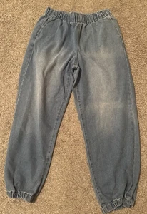 Pantalones de mezclilla para mujer talla grande azul - Imagen 1 de 9