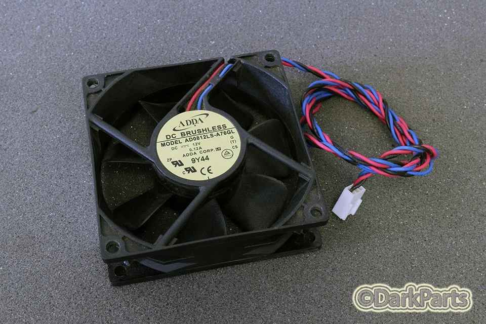 Adda AD0812LS-A76GL Case Fan 80x80x25mm DC12V 0.12A 3-Pin 3-Wire - Image 1 of 1