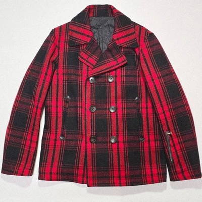 SOPH Peacoat SOPHNET Red & Black Plaid M Thinsulate Insulation - Image 1 of 4