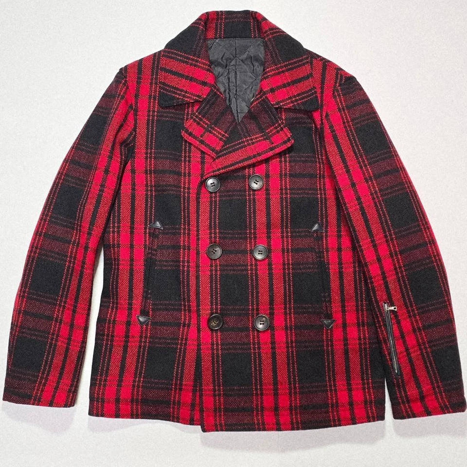 SOPH Peacoat SOPHNET Red & Black Plaid M Thinsulate Insulation - Image 1 of 4