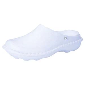Anywear LX Unisex SLIP RESISTANT White Chef Clog Nurse Shoes - Picture 1 of 2