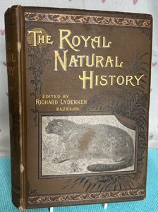 The Royal Natural History Lydekker Vol. V Reptiles Fishes 1896 Zoology Animals - Picture 1 of 24
