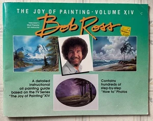 The Joy of Painting With Bob Ross Volume 14 XIV 1989 First Print Step by Step - Picture 1 of 4