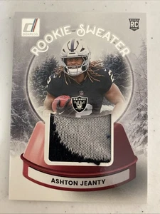 2025 Panini Donruss Football Ashton Jeanty #SWE-AJY Rookie Sweater (MEM, RC) - Picture 1 of 2