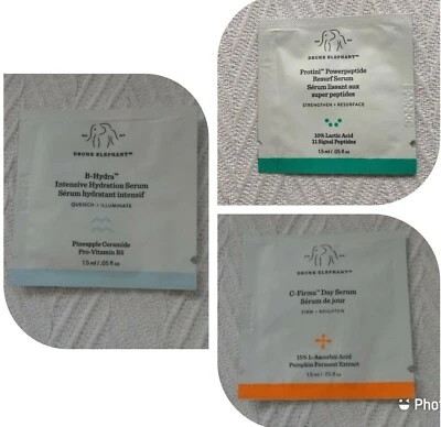 DRUNK ELEPHANT B-Hydra/C-Firma Serum/Lala Retro/Protini Polypeptide Serum Foils - Image 1 of 3