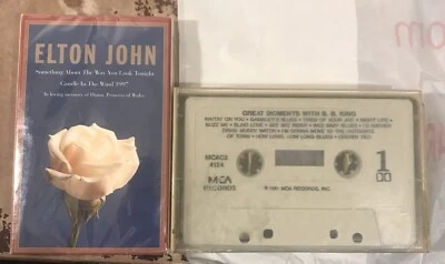 Elton John Something About The Way You Look Tonight Cassette With BB King Tape - Image 1 of 4