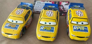 Disney Pixar Cars RPM Thailand & 2 China Raised Mattel Authentic Diecast LOOSE - Picture 1 of 2
