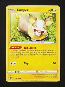 Yamper Pokémon TCG Sword & Shield - Battle Styles 052/163 Common Near Mint - Picture 1 of 2