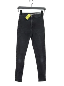 Topshop Women's Leggings W 28 in Grey Cotton with Elastane, Polyester Jegging - Picture 1 of 5