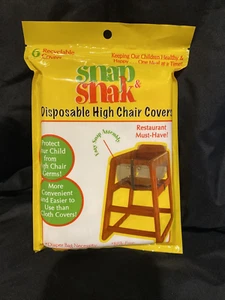 Snap & Snak Disposable High Chair Covers Set of 6 - Picture 1 of 6