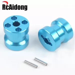 Adaptador de bujes de rueda CNC de aluminio para vintage Tamiya Wild One Grasshopper 2 Hop Up - Imagen 1 de 11