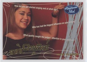 2004 Fleer American Idol: Season 3 Idol Chatter Diana DeGarmo #12IC 0h1