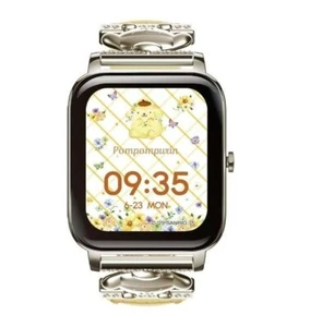 GREEN HOUSE Smartwatch Sanrio Characters Pompompurin GH-SMWL-PN New JPN F/S - Picture 1 of 13