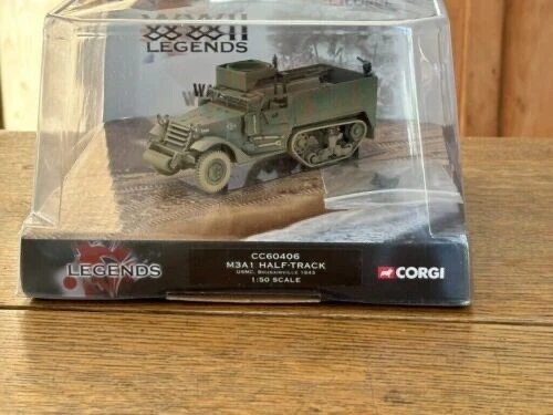 Corgi WWII Legends M3A1 Half Track USMC BOUGAINVILLE 1:50 CC60406 - Image 1 of 1